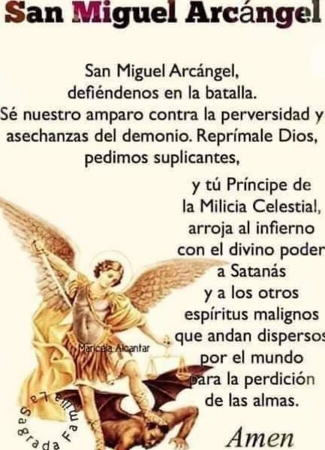 Oración a San Miguel para recibir protección diaria un poderoso rezo