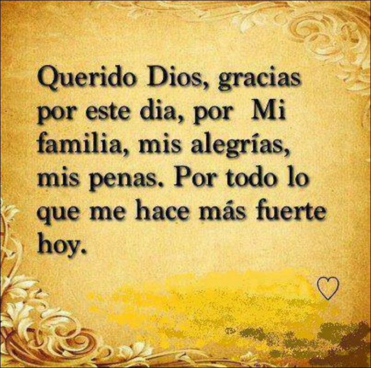 Oración para dar gracias a Dios por un nuevo día