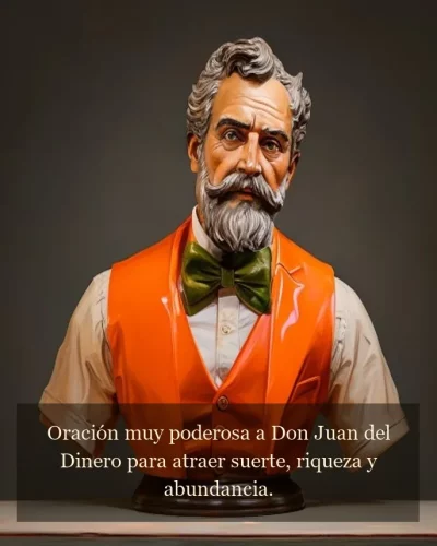 Busto devocional de la riqueza y el éxito